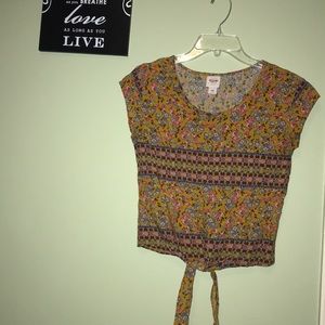 Tie front top from target!